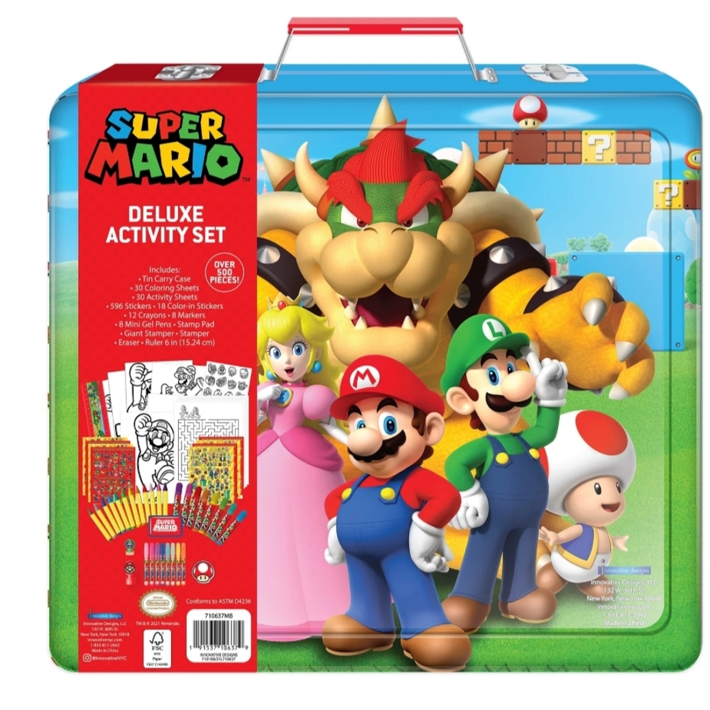 Super Mario coloring kit Deluxe